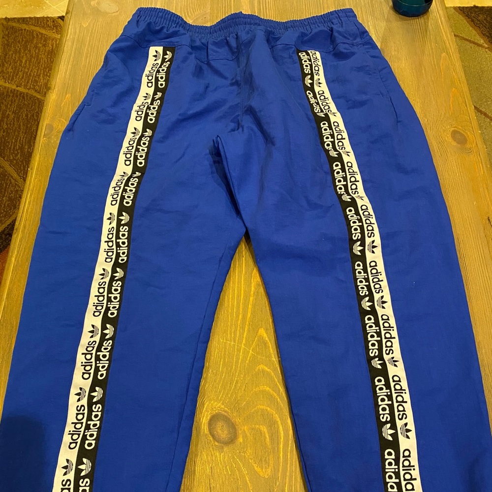 Men’s Adidas XL drawstring parachute joggers